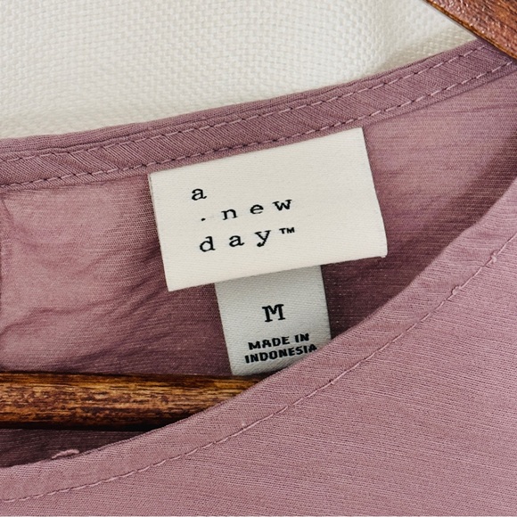 Purple Flutter Sleeve Blouse Top by A New Day, Target brand- Like New - Picture 5 of 8